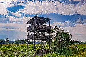 Vogelbeobachtungsturm bei Freising 