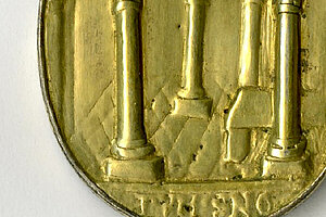 Das Bild zeigt eine Münze