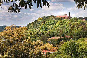 Blick auf Weihenstephan vom Domberg aus.