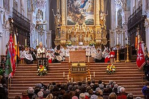Freising steht am 23. und 24. November 2023 wieder im Mittelpunkt der Diözese: Gefeiert wird das Korbiniansfest, die zentrale Feier zu Ehren des Bistumspatrons Korbinian. (Foto: Robert Kiderle)