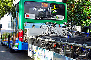 From 1 May 2026, the leisure bus will be on the road again - and the bike will be travelling with it. 