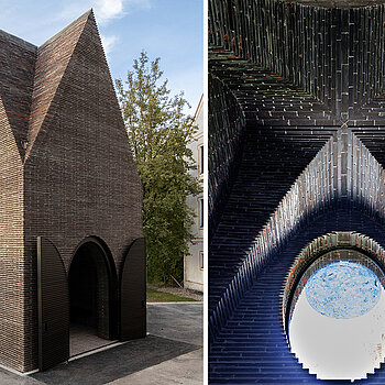 Mary's Mantle Chapel, Kiki Smith, und Detailansicht (© Diözesanmuseum Freising, Foto: Thomas Dashuber)