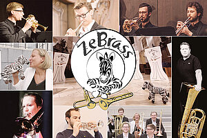 Eine perfekte Mischung aus Klassik und zeitgenössischen Klängen kündigt das Blechbläserensemble ZeBrass für das Konzert im Schafhof an. (Foto: Tanja Back)